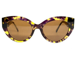 Longchamp LO722S 504 Sunglasses Women's Tokyo Purple Havana/Brown Gradient 19386